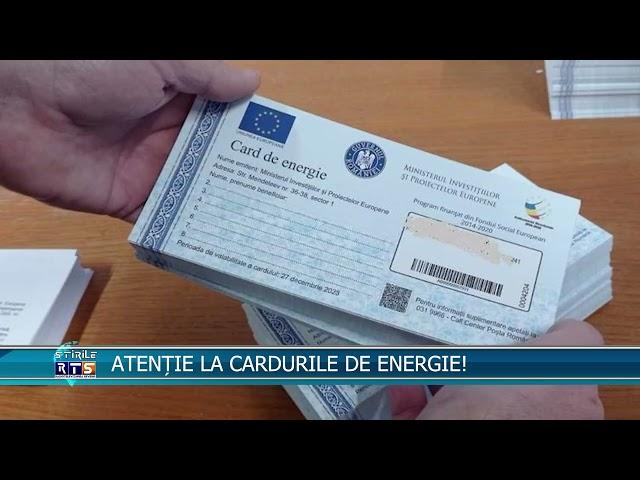 ATENȚIE LA CARDURILE DE ENERGIE!