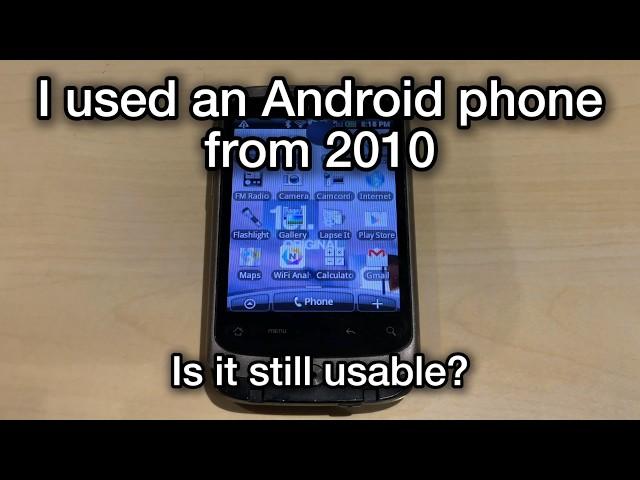 I used an Android phone from 2010