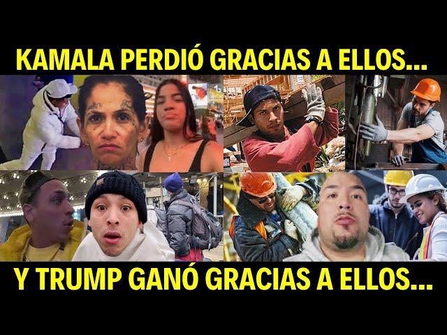 GANÓ TRUMP GRACIAS A LOS LATINOS Y PERDIÓ KAMALA GRACIAS A LOS MARGINALES VENEZOLANOS!