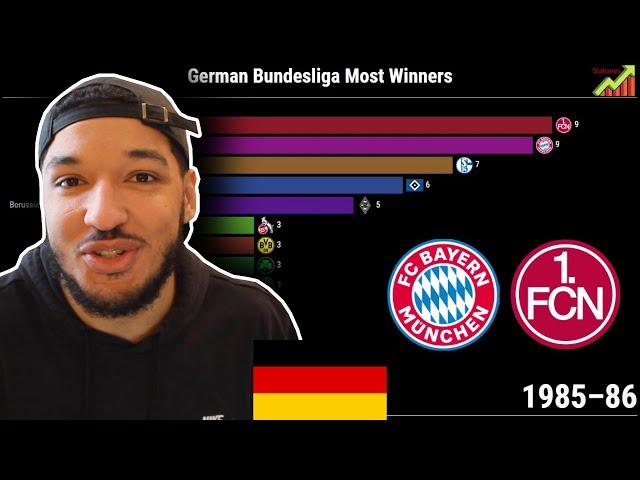 American Reacts to ALL BUNDESLIGA WINNERS 1902-2020  (GERMAN FOOTBALL CHAMPIONS)