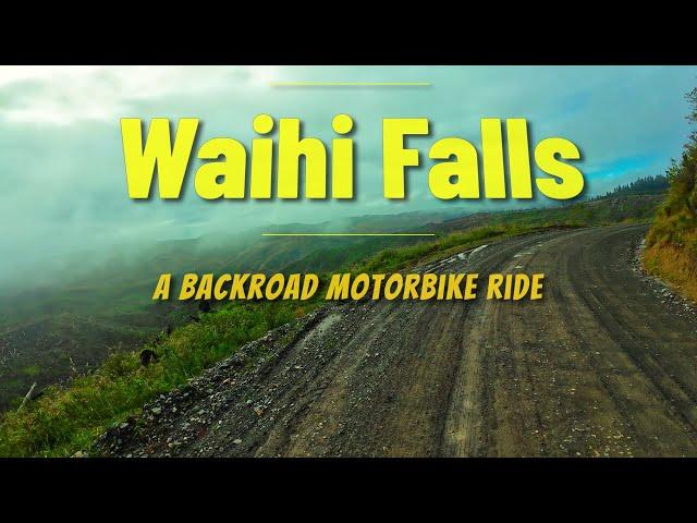 Waihi Falls - backroad motorcycle ride