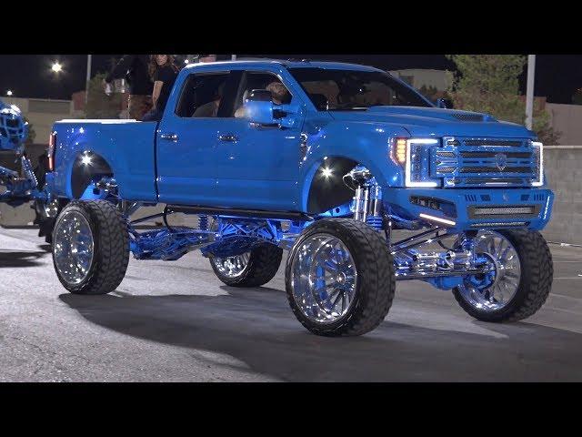 Lifted Trucks at the SEMA Show Cruise 2019