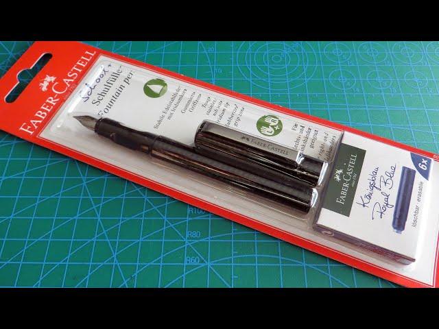 Faber-Castell School + Schulfüller Fountain Pen - Unboxing and Review