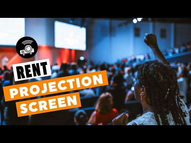 Rent a Projection Screen | Best Projection Screen Rental in NYC NJ CT MA PA MD DC