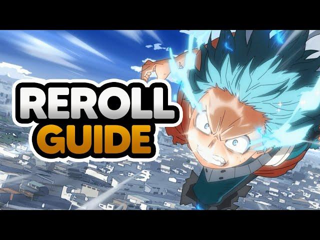 Reroll Guide   My Hero Academia The Strongest Hero EU