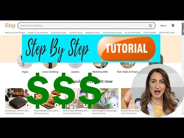 How to Start an ETSY Shop for Beginners in 2022: Step-by-Step Setup Tutorial - Watch This First!