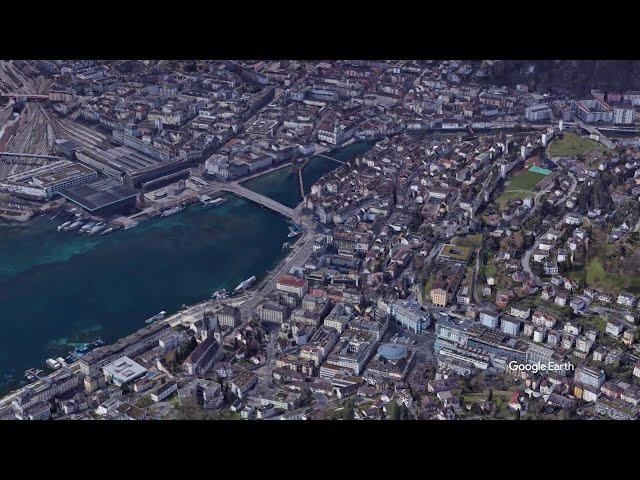 Bird's Eye View of Switzerland | Chillon Castle, Chapel Bridge, Jungfrau, Rhine Falls