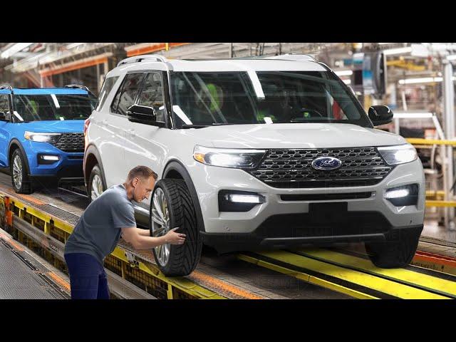 Inside the US Most Advanced Ford Factory Producing The Brand New Ford Explorer - Production Line