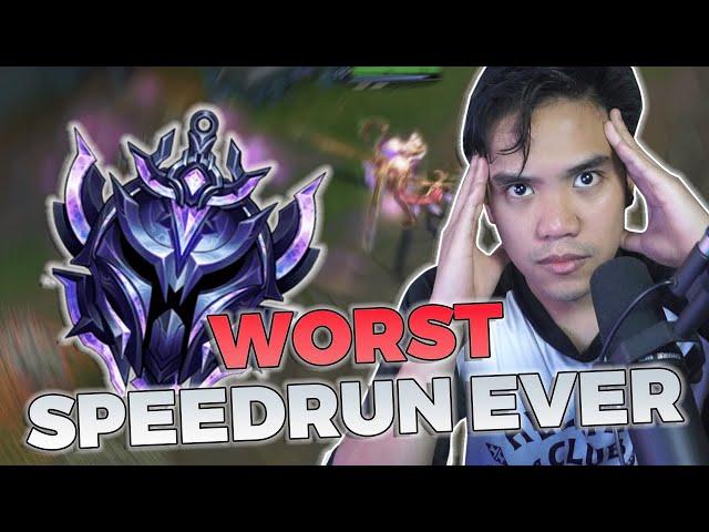 I tried to SPEEDRUN to Diamond.. with TYLER 1 MIC