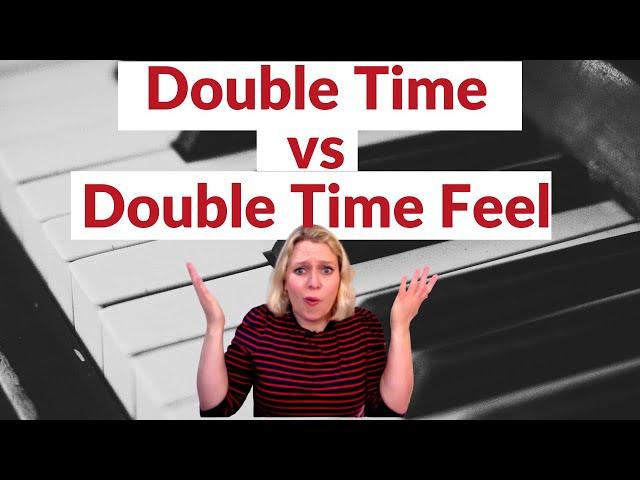 Double Time vs Double Time Feel - explanation and DEMONSTRATION