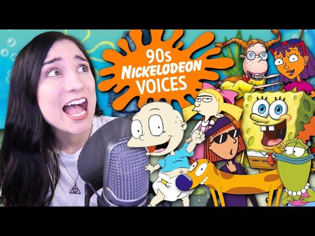 90s NICKELODEON Voice Impressions!