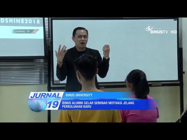 [Liputan] BINUS Alumni Gelar Seminar Motivasi Bangkit dan Bersinar bersama Rudy Lim