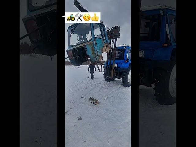 Погрузчик на базе трактора МТЗ! 