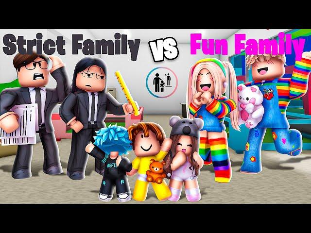 STRICT Family vs FUN Family..(Brookhaven)