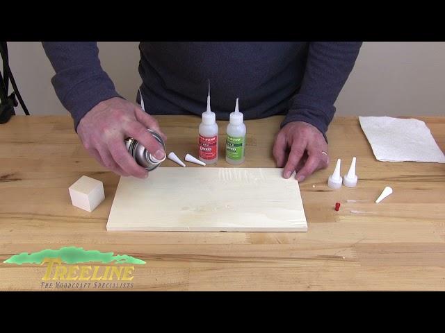 How to Use CA Glue -  Insta-Bond Glue - TreelineUSA