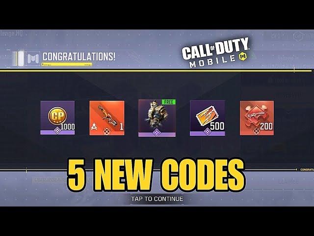 *NEW* COD MOBILE NEW 5 CHARACTER REDEEM CODES FEBRUARY 2025 | CODM NEW CP REDEEM CODES 2025 FEBRUARY