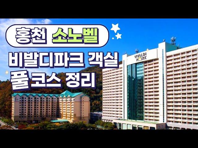 사계절 내내 즐거운 곳 | 홍천 비발디파크 소노벨 전객실 풀코스 정리