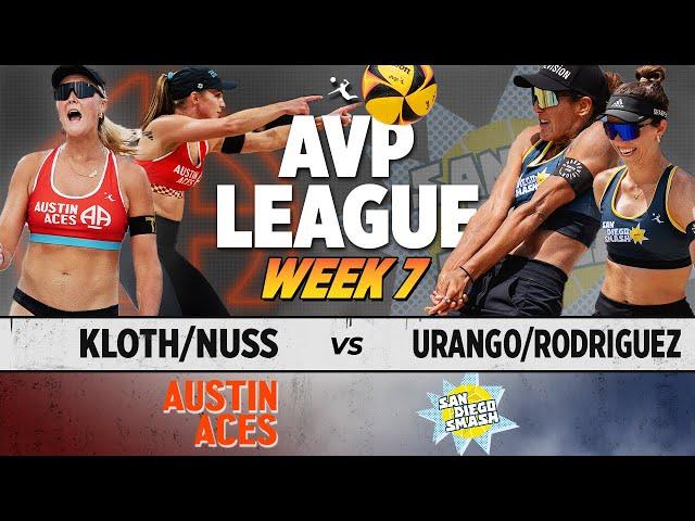 Kloth/Nuss vs. Urango/Rodriguez | Austin Aces vs. San Diego Smash AVP LEAGUE WEEK 7