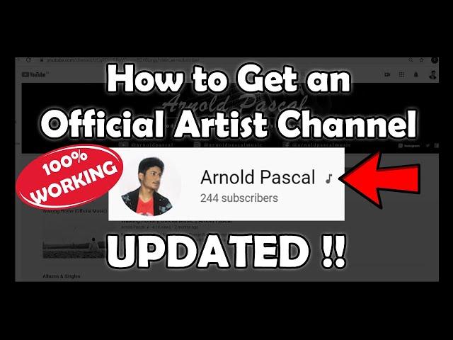 How to Get an Official Artist Channel on YouTube  || 2020 UPDATED !