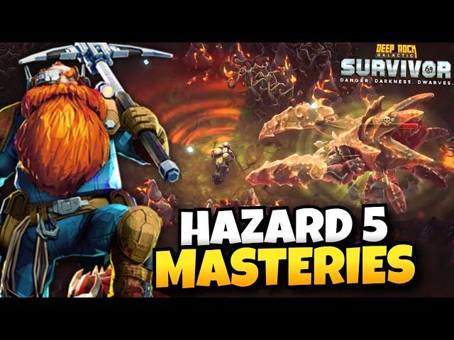 NEW Patch Hazard 5 Mastery | Deep Rock Galactic: Survivor Gameplay Live