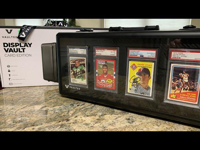 VAULTED THE DISPLAY VAULT CARD EDITION Review of the Ultimate Sports Card Case!