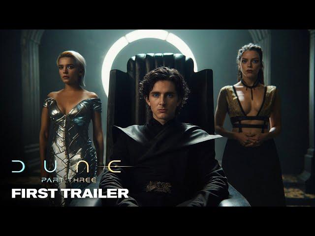 DUNE: PART THREE – First Trailer (2026) Timothée Chalamet, Zendaya | Warner Bros