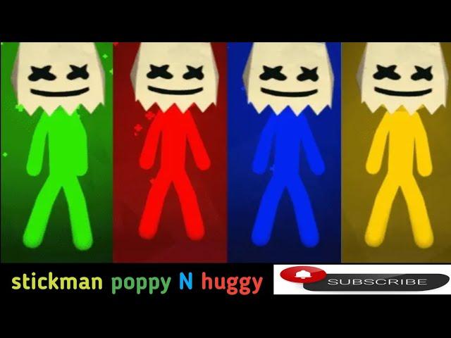 stickman poppy n huggy  mod par mcpe and adi gaming onle