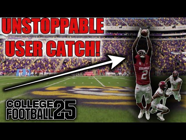 The MOST UNSTOPPABLE USER CATCH In College Football 25 (FULL TUTORIAL)