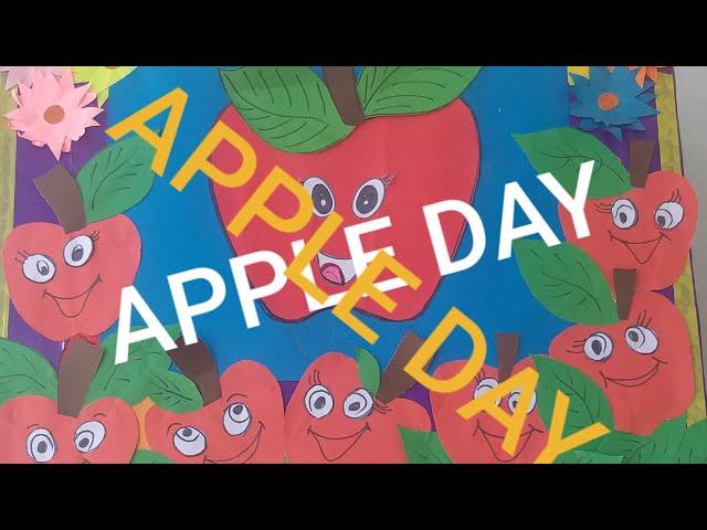 Apple round Apple red|Best Apple day celebrations | Kindergarten activity| A Pakistani school|2022