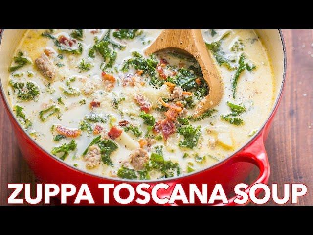 Dinner: Zuppa Toscana Soup (Olive Garden Copycat Recipe) - Natasha's Kitchen