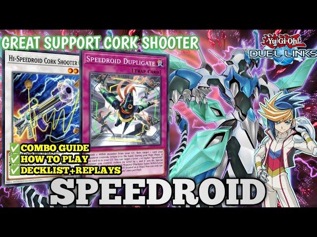 [SPEEDROID] NEW SUPPORT (Best Combos With New Synchro)How To Play + Decklist IN YU-GI-OH DUEL LINKS.