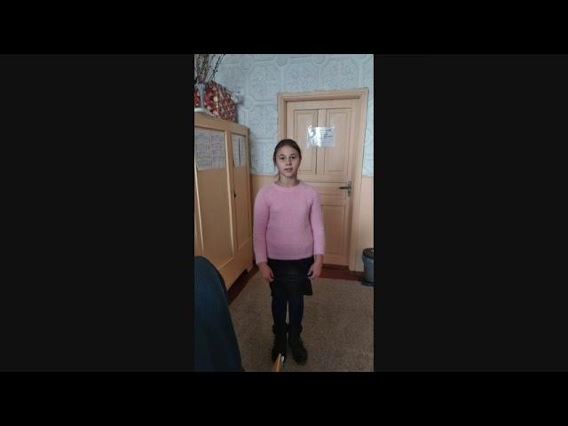 Дарья Мельник, 11 лет, с. Кицканы, «Песня о волшебниках»