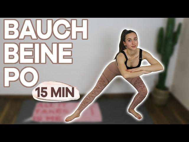 Bauch Beine Po Workout ohne Springen | Schlanke Beine, Runder Po & Flacher Bauch!