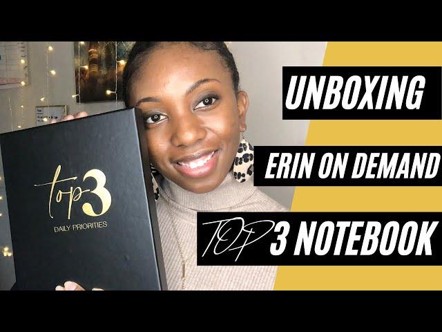 UNBOXING ERIN ON DEMAND Top 3 Notebook