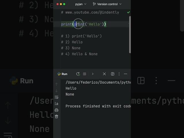 What Is The CORRECT Output Of THIS Function In Python?