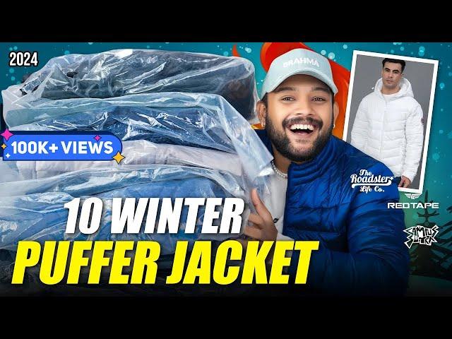 10 Best Stylish Puffer Winter Jackets for Men  Redtape, Roadster Jacket Haul 2024 |  | ONE CHANCE