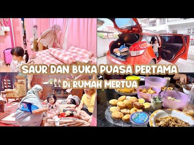 SAUR DAN BUKA PUASA PERTAMA DIRUMAH MERTUA ‼️Pulang Ikut Suami Ke Kosan | Unboxing