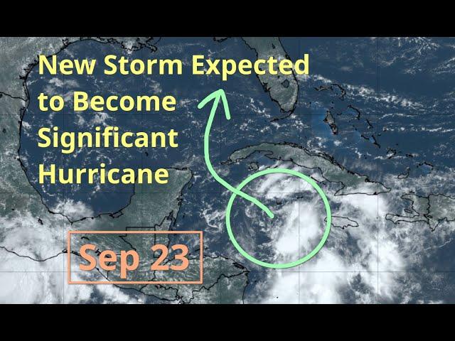 [Monday] New Storm in Caribbean Likely to Become Significant Hurricane in Eastern Gulf of Mexico