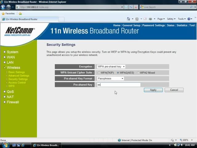 NP740N Wireless Setup
