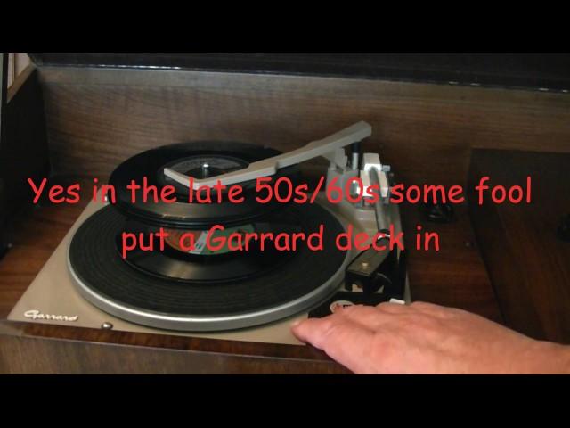 Restore vintage radiogram Ekco 1947