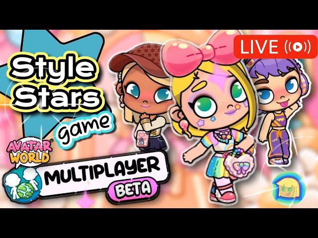 (LIVE) **Play with ME!** Style Stars Game + Visiting YOU! (AVATAR WORLD with Lisa)