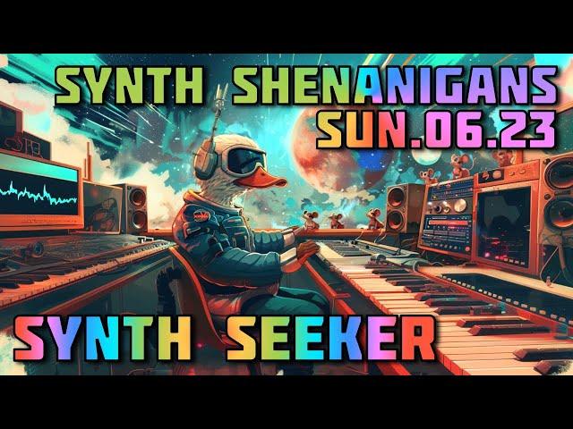 Sunday Synth Shenanigans | Live MIDI Device Chat | 2024.06.23 | Hydrasynth | Minimoog | Cobalt 8m