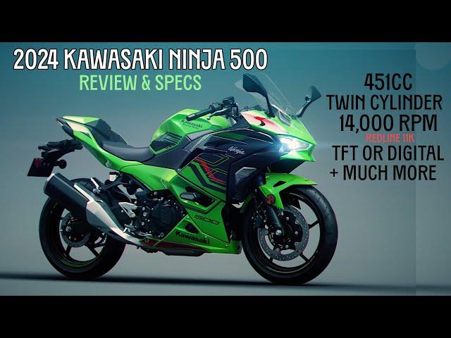 2024 Kawasaki Ninja 500 Ride Review! this one surprised me! great bike