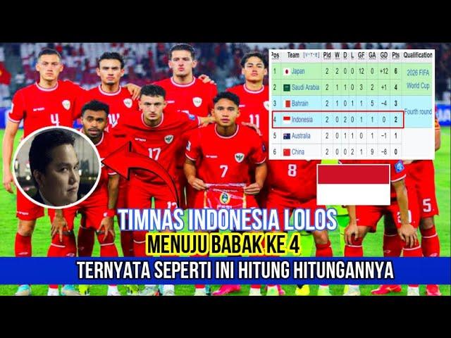 TIMNAS LOLOS BABAK KE 4! TERNYATA BEGINI HITUNG-HITUNGANNYA AUTO LOLOS KALAU BEGINI