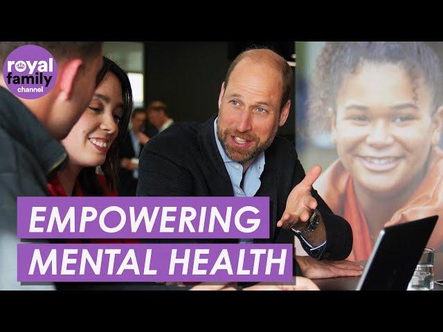 Prince William Sees How Text Messages Save Young Lives