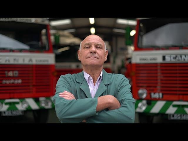 Charles Russell talks about his prized Scania 141 V8