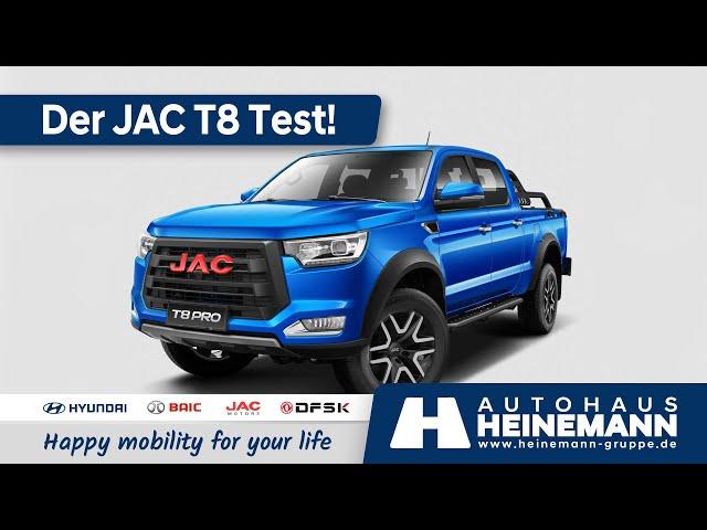 Der Harz PICKUP Test  - JAC T8 PRO bei HEINEMANN Wernigerode/Harz