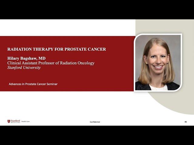 Radiation Therapy for Prostate Cancer with Hilary Bagshaw