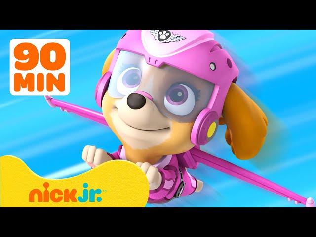 Щенячий патруль | Лучшие спасения и приключения щенка Скай! | Nick Jr. Cyrillic