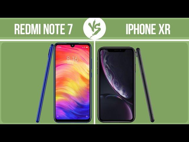 Xiaomi Redmi Note 7 vs Apple iPhone XR ️